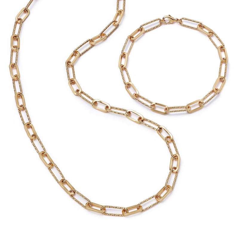 Polly Paper Clip Layering Set 18ct Gold Plate