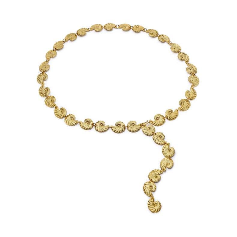 Polly Shell Belt 18ct Gold Plate