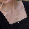 Polly Tidal Fish Chain Necklace 18ct Gold Plate