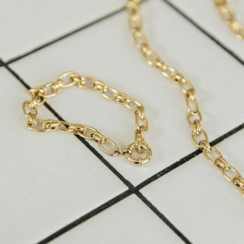Polly Vintage Link Chain Layering Set 18ct Gold Plate