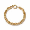 Polly Vintage Rope Chain Bracelet 18ct Gold Plate