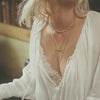 Free People Ada Tassel Pendant Necklace 18ct Gold Plate