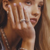 Free People Helena Dome Ring Silver Plate