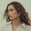 Maxi Strata Hoop Earrings 18ct Gold Plate