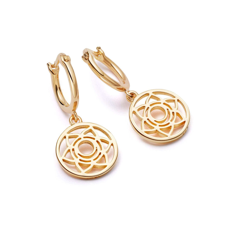 Sacral Chakra Earrings 18ct Gold Plate recommended