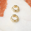 Sapphire Hoop Earrings 9ct Solid Gold