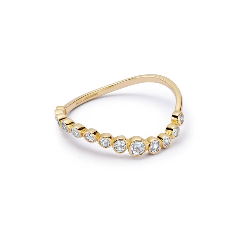 Sapphire Pavé Ring 9ct Solid Gold recommended