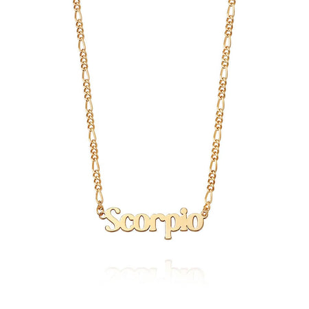 Scorpio Zodiac Necklace 18ct Gold Plate recommended