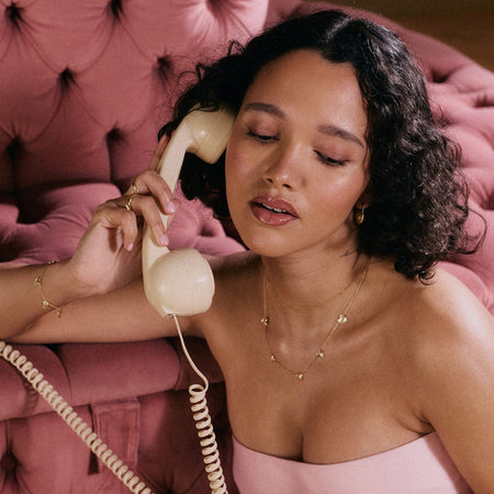 Scribble Hearts Charm Layering Set 18ct Gold Plate recommended