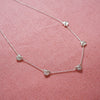 Scribble Hearts ‘Drawn To You’ Layering Set Silver Plate
