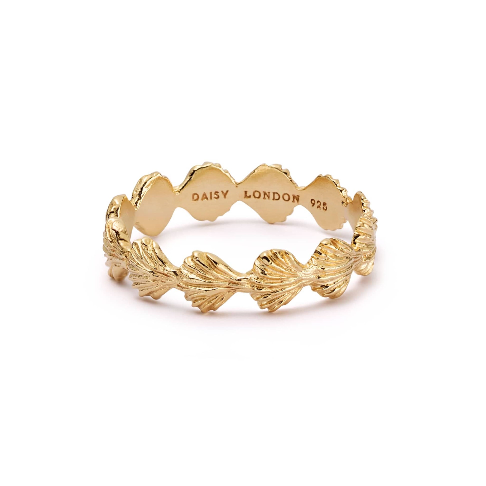 Shell Stacking Ring 18ct Gold Plate – Daisy London