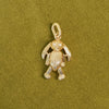 Shrimps Bunny Charm 18ct Gold Plate