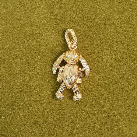 Shrimps Bunny Charm 18ct Gold Plate recommended