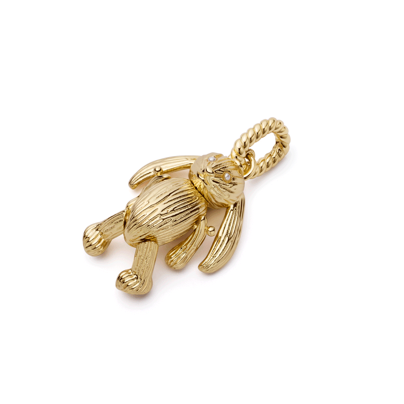 Shrimps Bunny Charm 18ct Gold Plate recommended