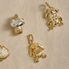 Shrimps Bunny Charm Necklace 18ct Gold Plate