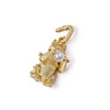 Shrimps Cat Pearl Charm Necklace 18ct Gold Plate
