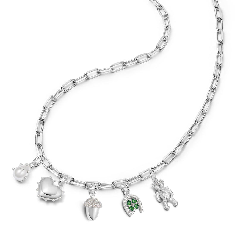 Shrimps Charm Necklace Layering Set Sterling Silver recommended