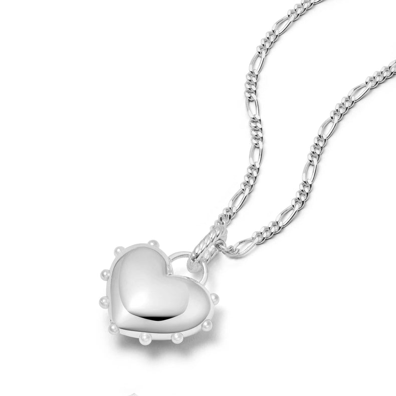 Shrimps Chubby Heart Necklace Sterling Silver recommended