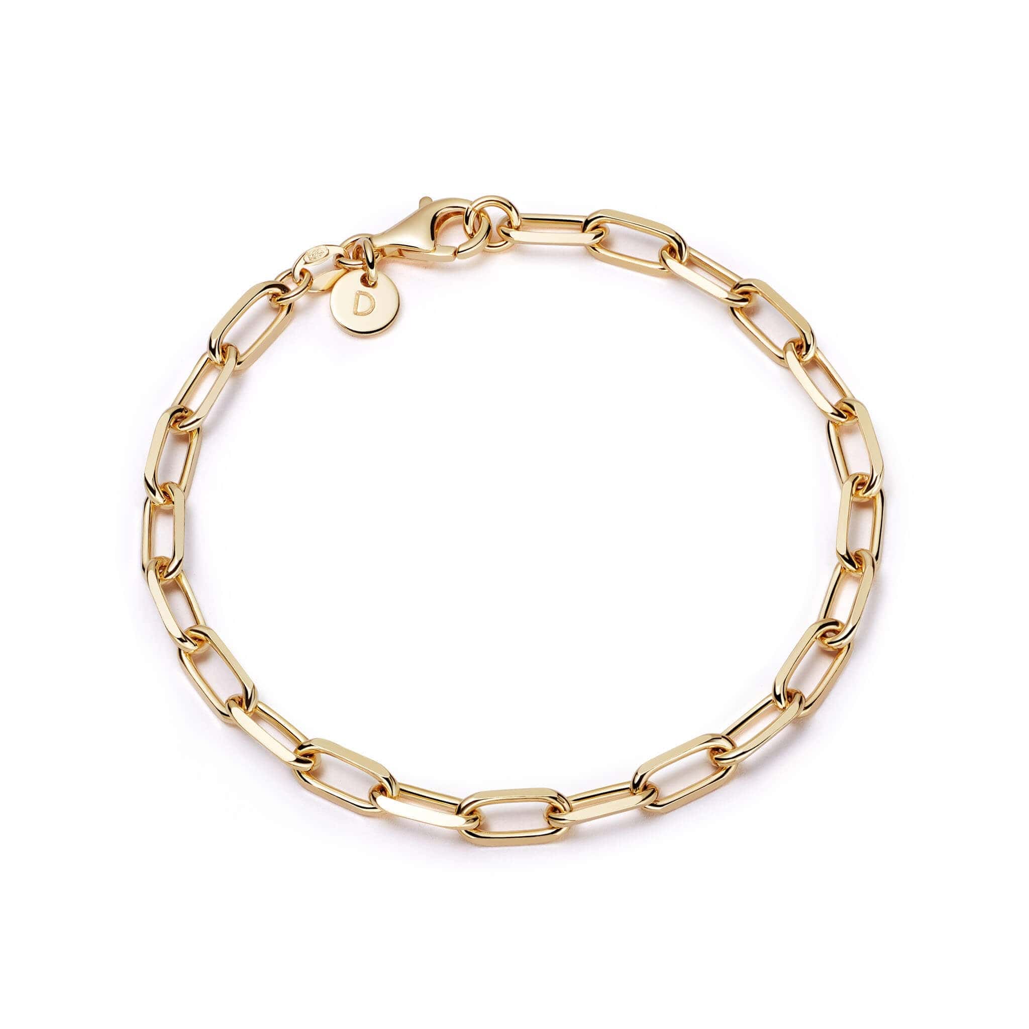 shrimps chunky chain bracelet 18ct gold plate bracelets daisy london