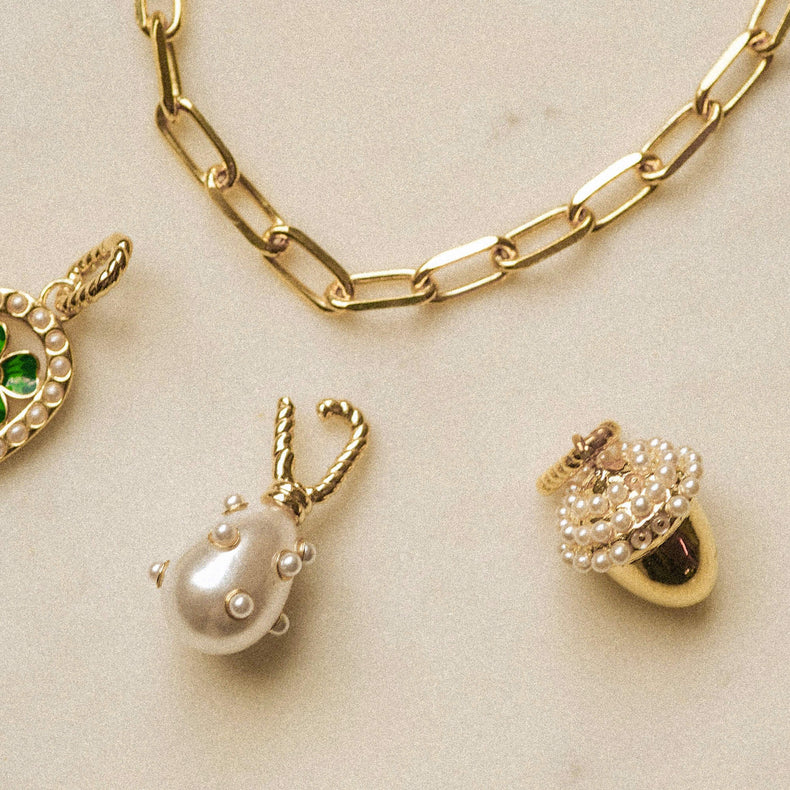 Shrimps Chunky Chain Bracelet 18ct Gold Plate