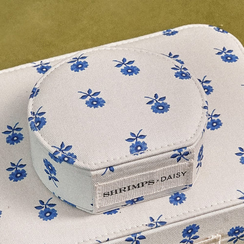 Shrimps Delft Flower Compact Jewellery Box
