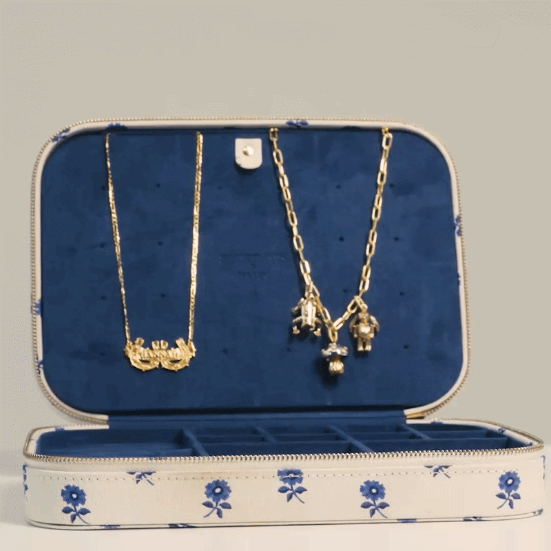 Shrimps Delft Flower Jewellery Box Set