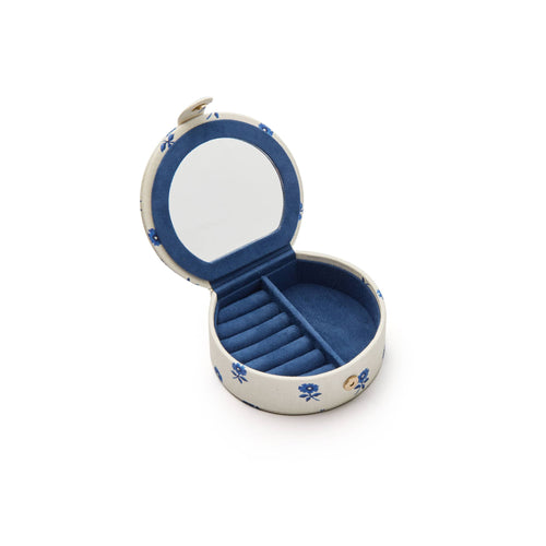 Shrimps Delft Flower Compact Jewellery Box