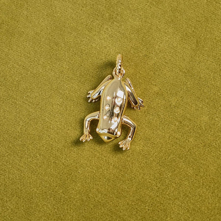 Shrimps Frog Charm 18ct Gold Plate recommended