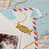Shrimps Ivy Personalised Necklace 18ct Gold Plate