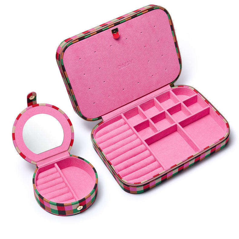 Shrimps Pink Jewellery Case Set