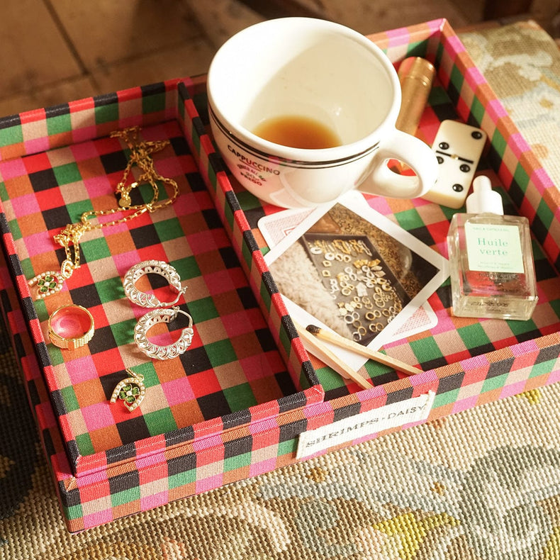 Shrimps Pink Trinket Tray