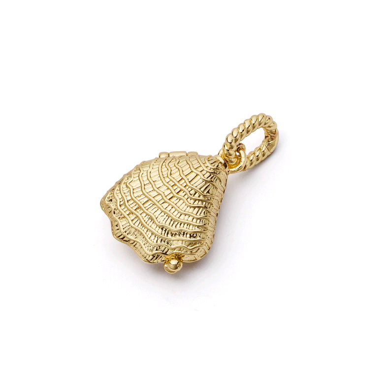 Shrimps Shell Locket Charm 18ct Gold Plate recommended