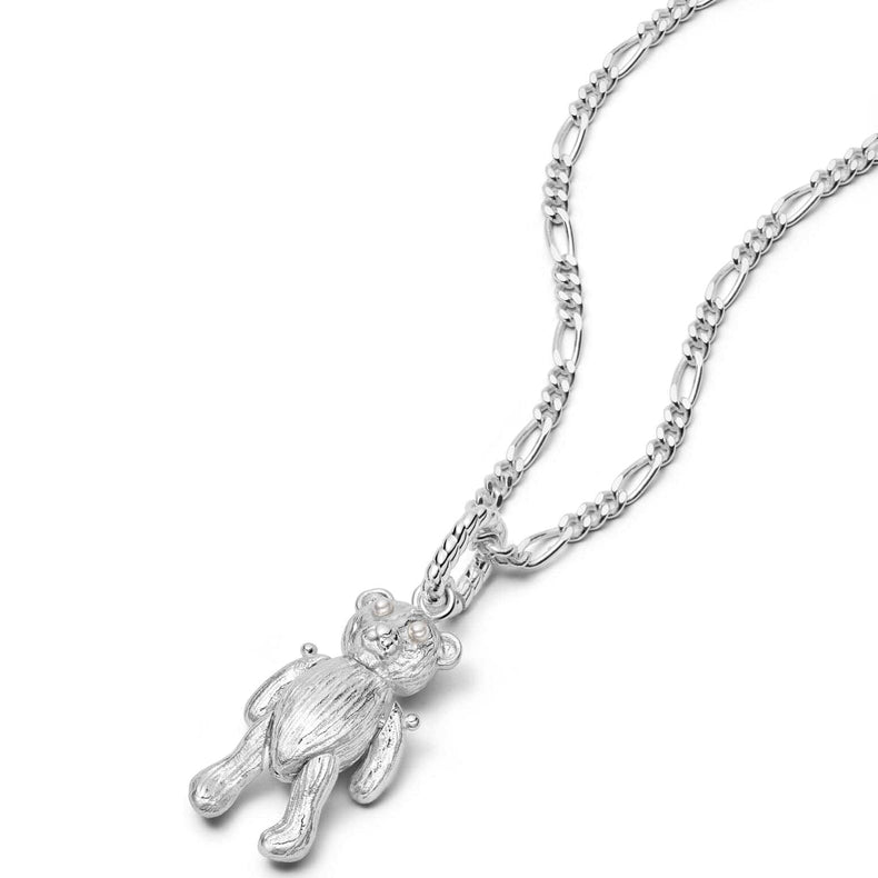 Shrimps Teddy Bear Necklace Sterling Silver recommended