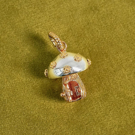 Shrimps Toadstool Charm 18ct Gold Plate recommended