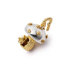 Shrimps Toadstool Charm Necklace 18ct Gold Plate