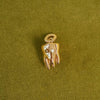 Shrimps Tooth Locket Charm 18ct Gold Plate