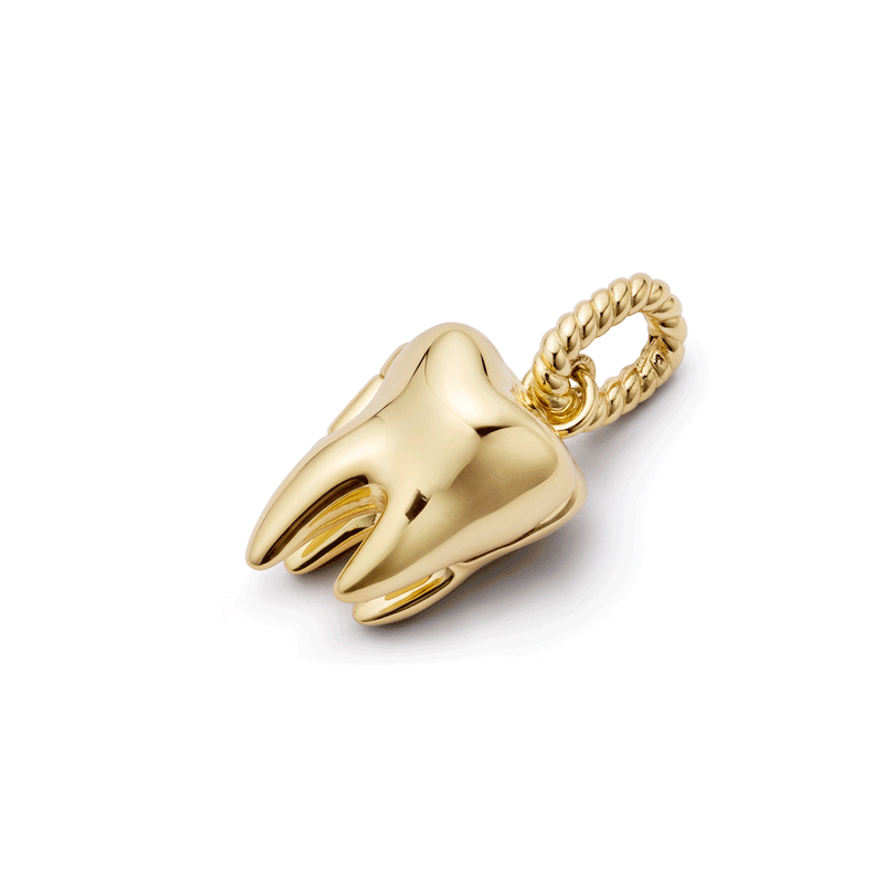 Shrimps Tooth Locket Charm 18ct Gold Plate recommended