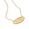 Shrimps Wildflower Personalised Necklace 18ct Gold Plate