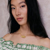 Shrimps Wildflower Personalised Necklace 18ct Gold Plate