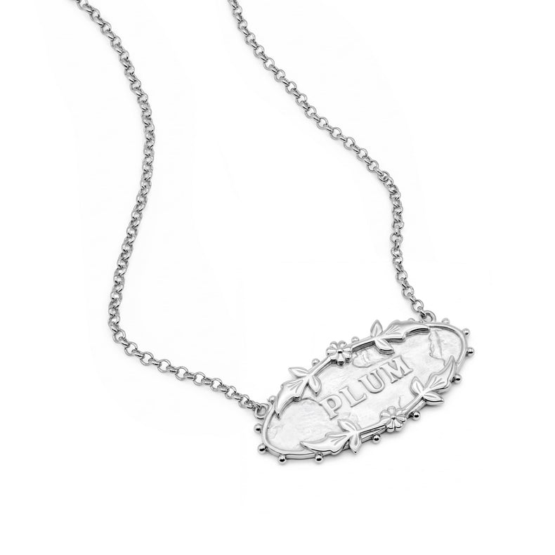 Shrimps Wildflower Personalised Necklace Silver Plate recommended