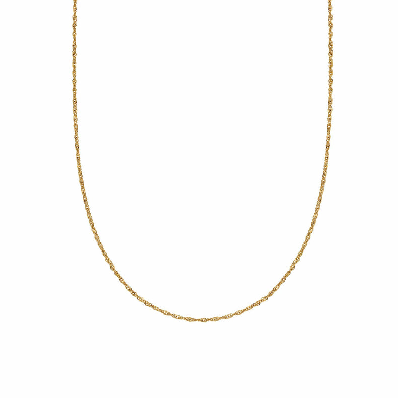 Singapore Layering Chain Necklace 18ct Gold Plate recommended