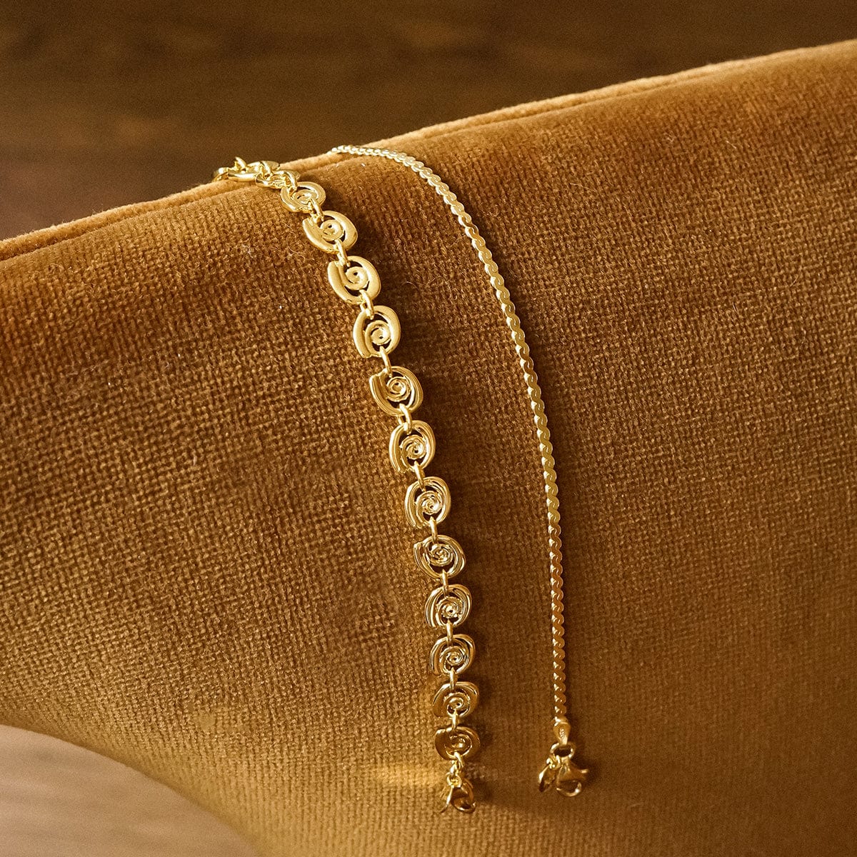 Sol Bracelet Layering Set 18ct Gold Plate