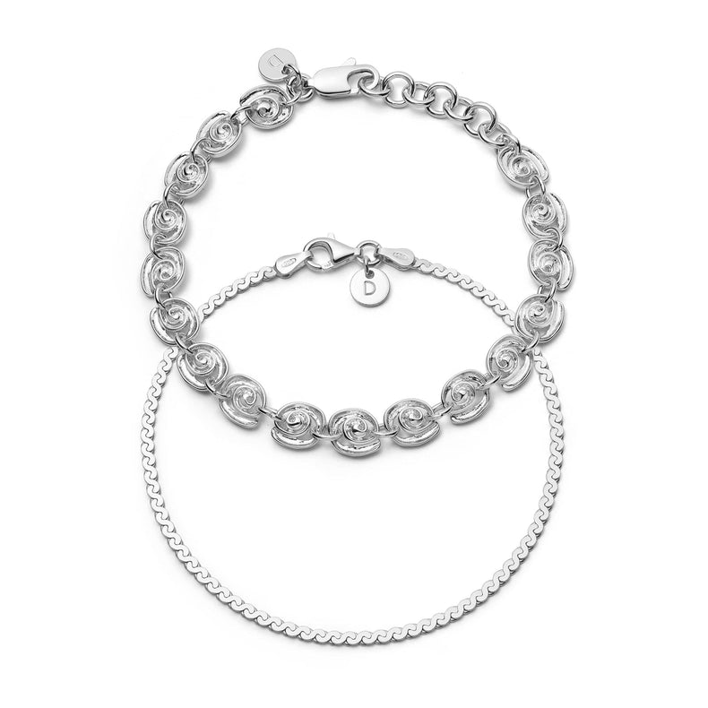 Sol Bracelet Layering Set Sterling Silver
