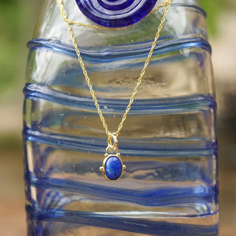 Sol Lapis Layering Set 18ct Gold Plate