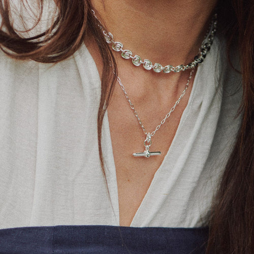 Sol Necklace Layering Set Sterling Silver