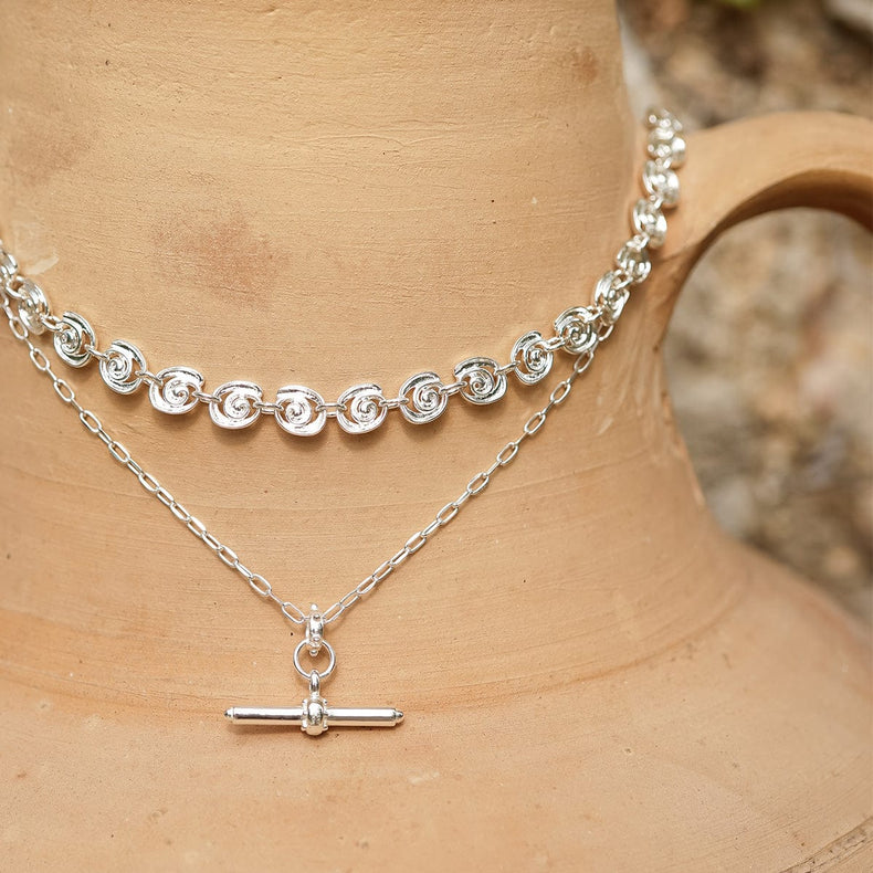 Sol Necklace Layering Set Sterling Silver