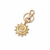 Spiral Bag Charm 18ct Gold Plate