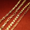 Spiral Chain Necklace 18ct Gold Plate