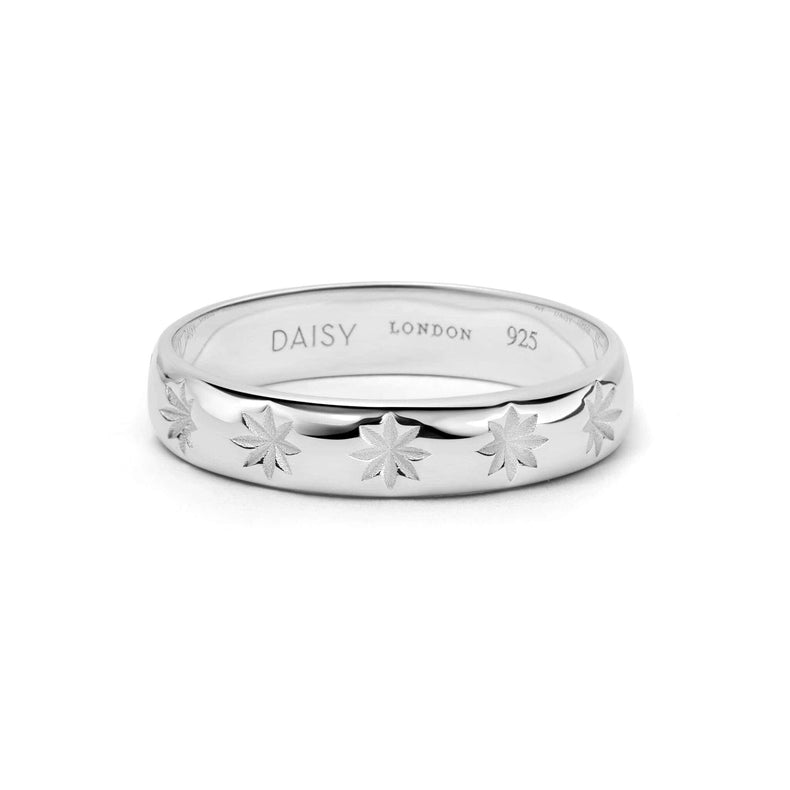 Star Engraved Stacking Ring Sterling Silver recommended