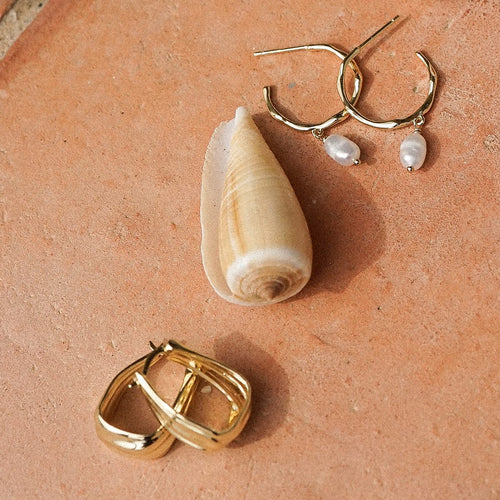 Summer Icons Earrings Stack 18ct Gold Plate